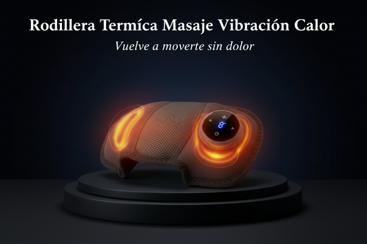 Rodillera Térmica con Masaje y Vibración | Alivio del Dolor