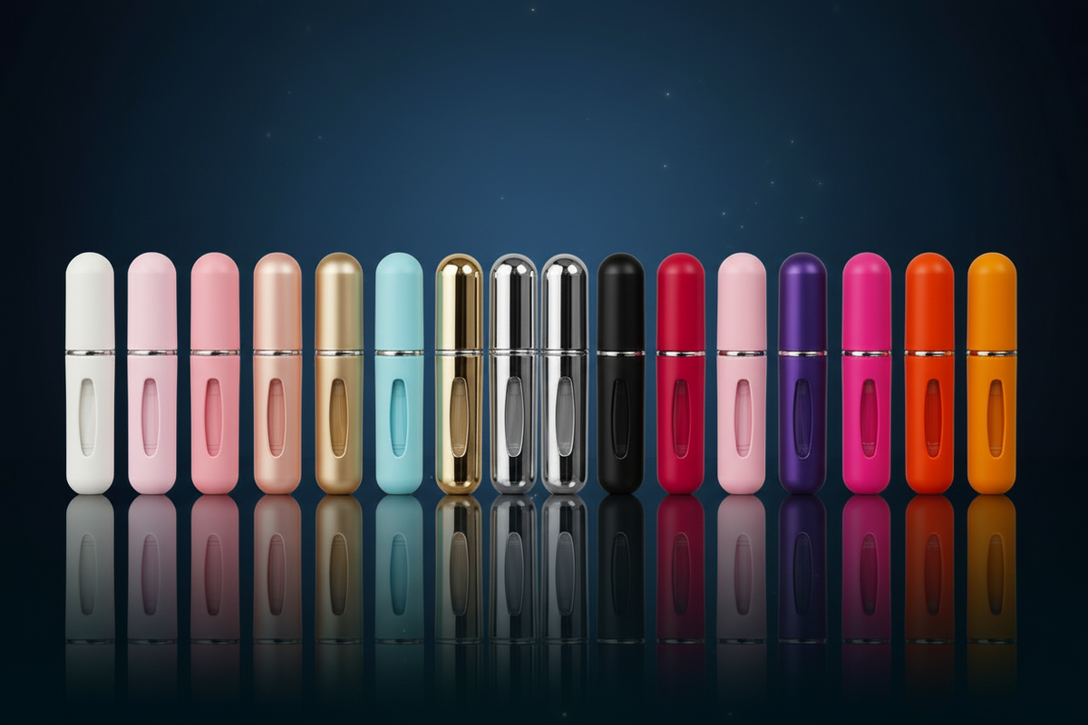 Atomizador de Perfume Recargable 5ml Lleva 3 unidades con un 35% de descuento